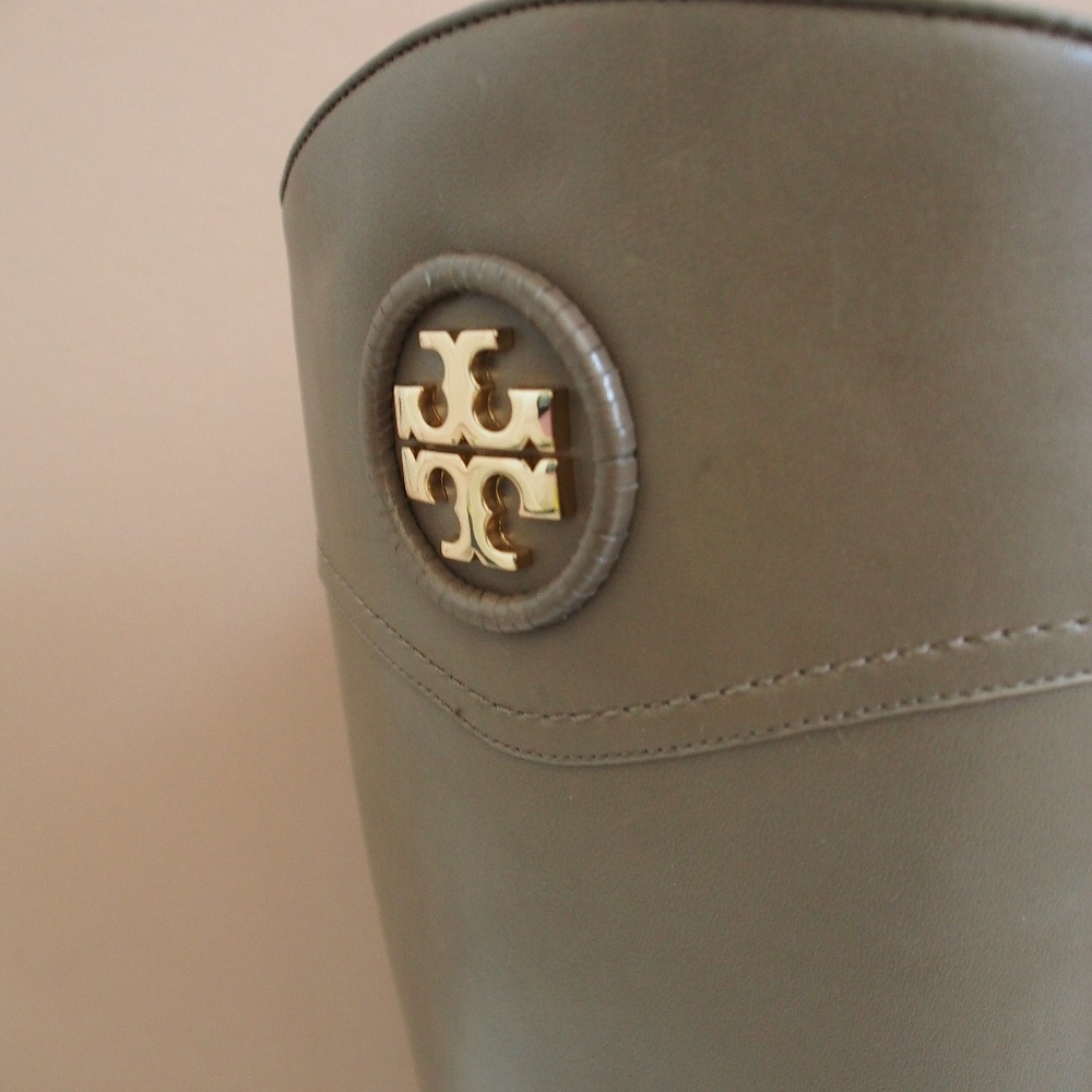 Tory Burch Ashlynn Boots Porcini Grey S 7.5 - Picture 7 of 11